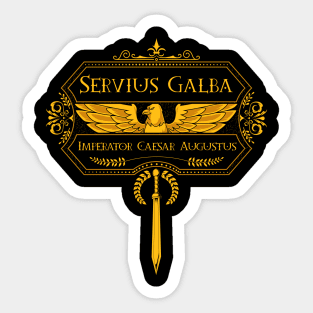 Roman Emperor - Servius Galba Sticker